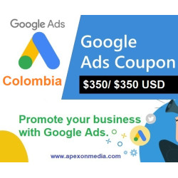 $350 USD google ads coupon Colombia