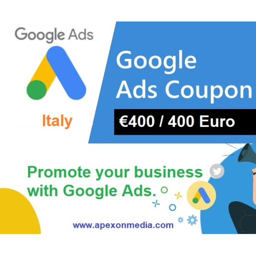 €400 Euro Google Ads coupon Italy