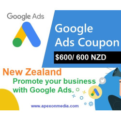 $600 NZD Google Ads Coupon New Zealand