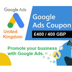 £400 GBP google ads coupon United Kingdom