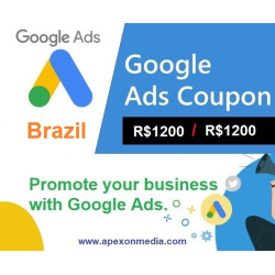 R$1200 Google Ads Coupon Brazil