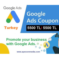 ₺5,500 Turkish lira Google Ads coupon Turkey