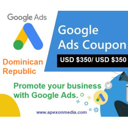 $350 USD google ads coupon Dominican Republic