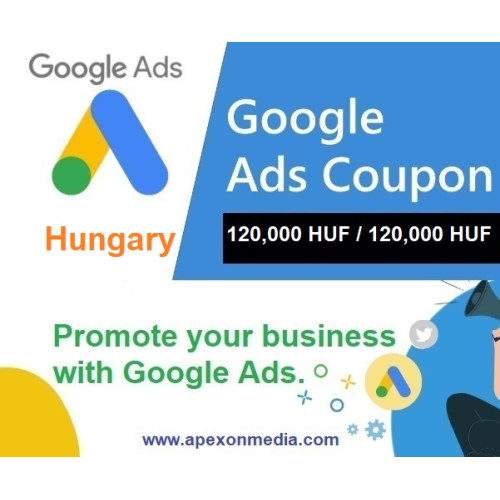 HUF 120,000 Google Ads coupon Hungary