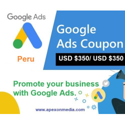 $350 USD google ads coupon Peru