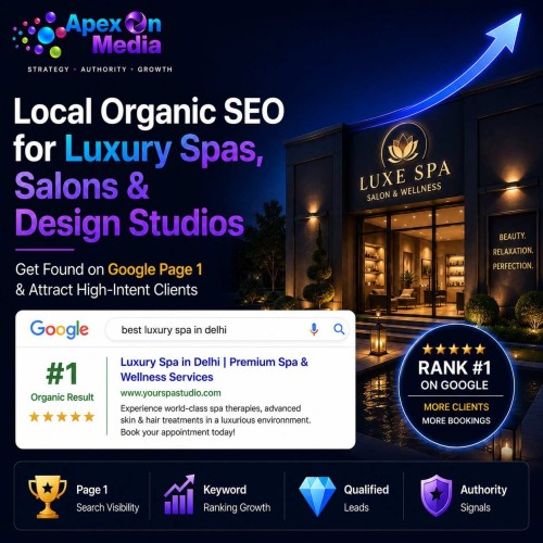 SEO for Luxury Spas, Salons & Design Studios