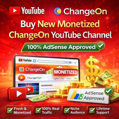 Buy Monetize AdSense ChangeOn YouTube Channel – 100% AdSense Approved