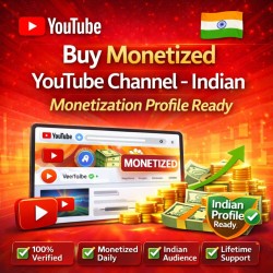 Buy Monetized YouTube Channel – Indian Monetization Profile Ready