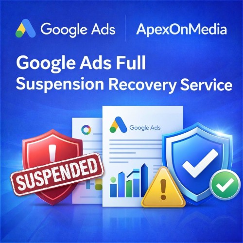Google Ads Full Suspension Recovery Service Google Ads Full Suspension Recovery Service