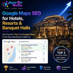 Google Maps SEO for Hotels, Resorts & Banquet Halls