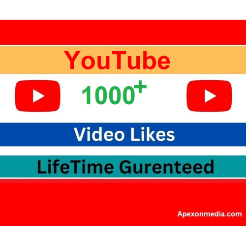 1000 Youtube video likes