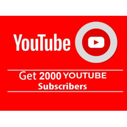 2000 Youtube Subscribers