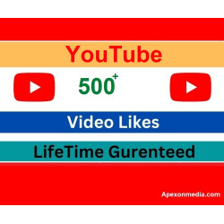 500 Youtube video likes